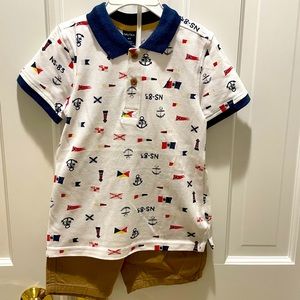 Nautica Toddler Boys' 2 Piece Polo Short Set size 4T